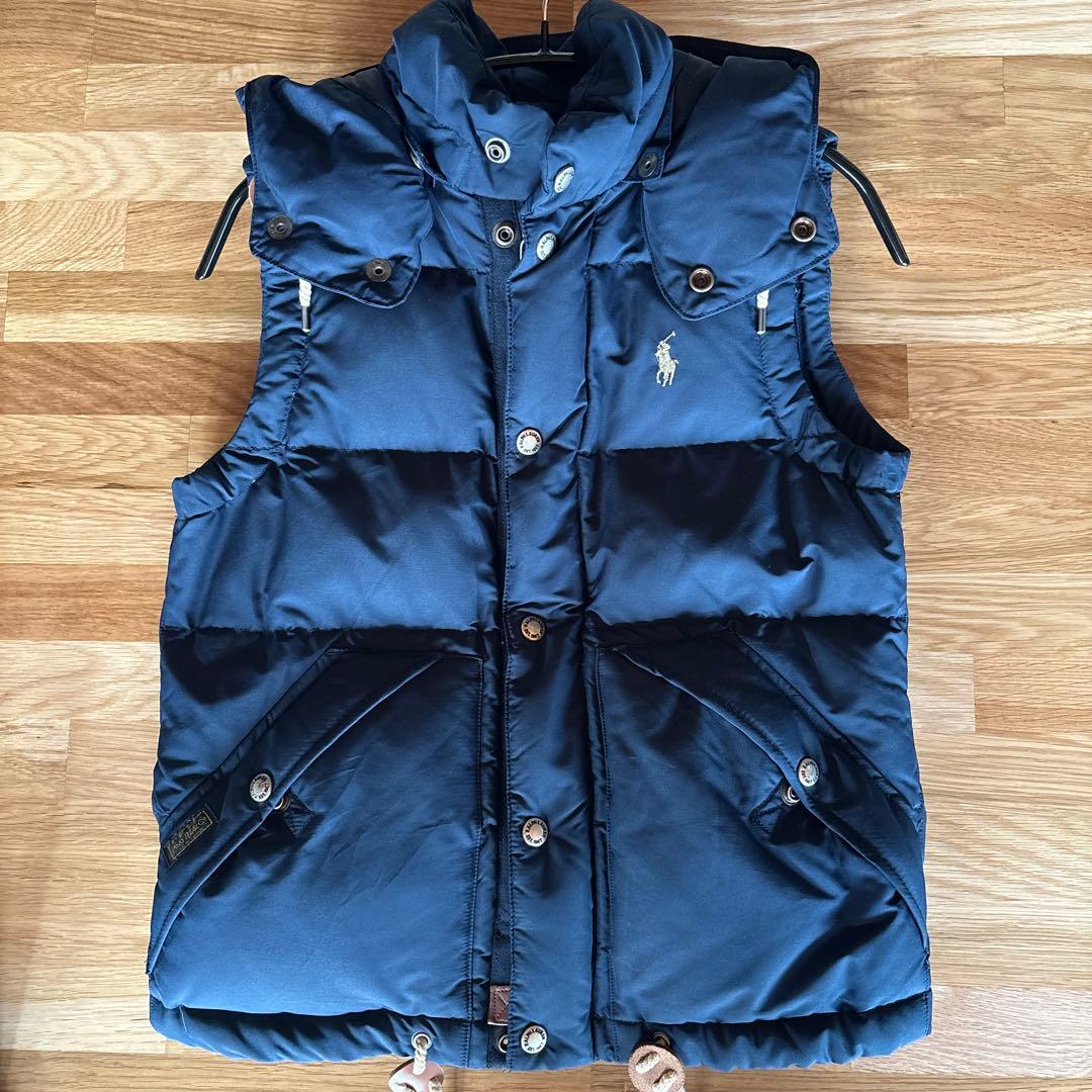 Ralph Lauren ネイビー ダウンベスト　XS 中古・古着通販】POLO RALPH LAUREN (ポロ・ラルフローレン) ダウン