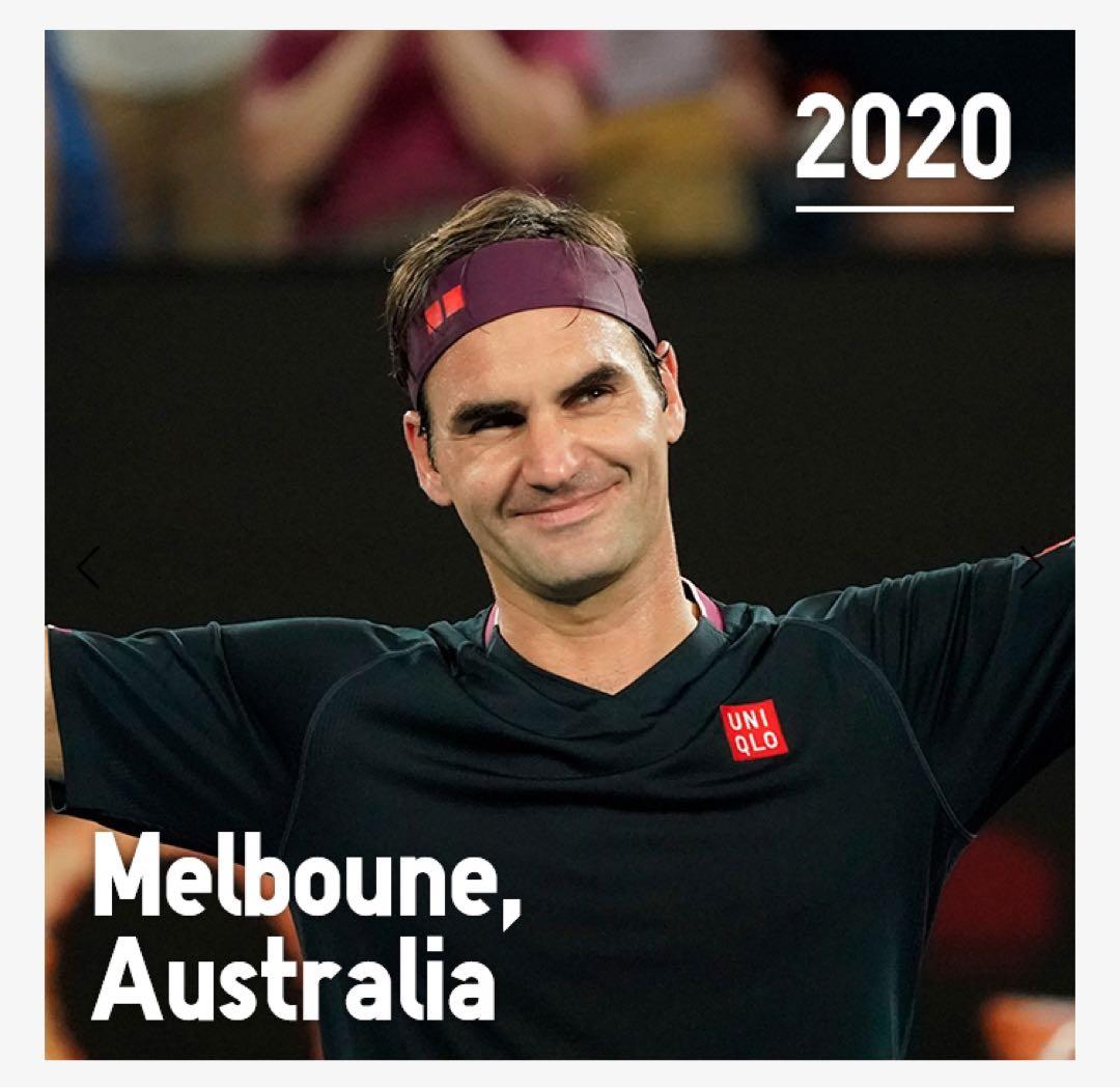 UNIQLO テニスウェア フェデラー2020年全豪オープンモデル２枚セット ユニクロ、錦織選手とフェデラー選手が全仏オープンで着用する新作