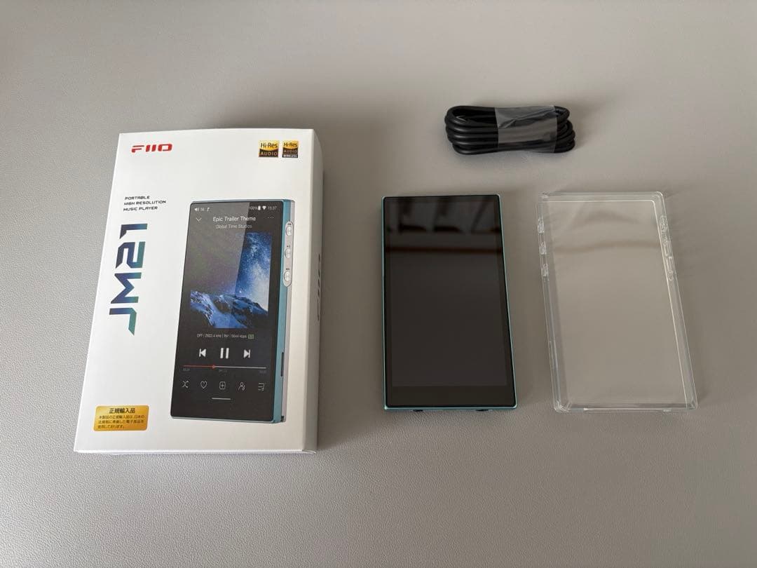 ち*る様 FiiO JM21 ポータブルハイレゾ音楽プレーヤー ハイレゾポータブルプレーヤー Dark Blue FIO-M21-L [ハイレゾ対応