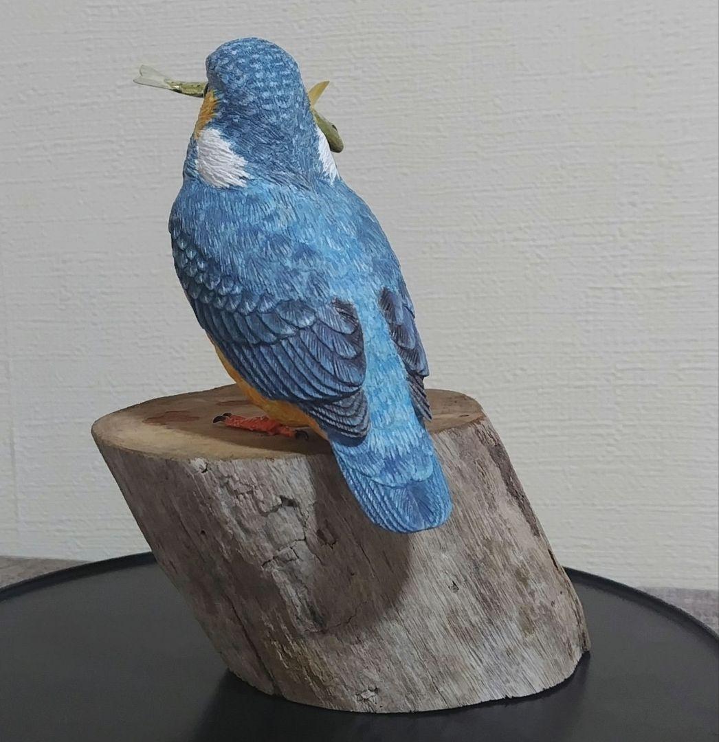 バードカービング　\"カワセミ”