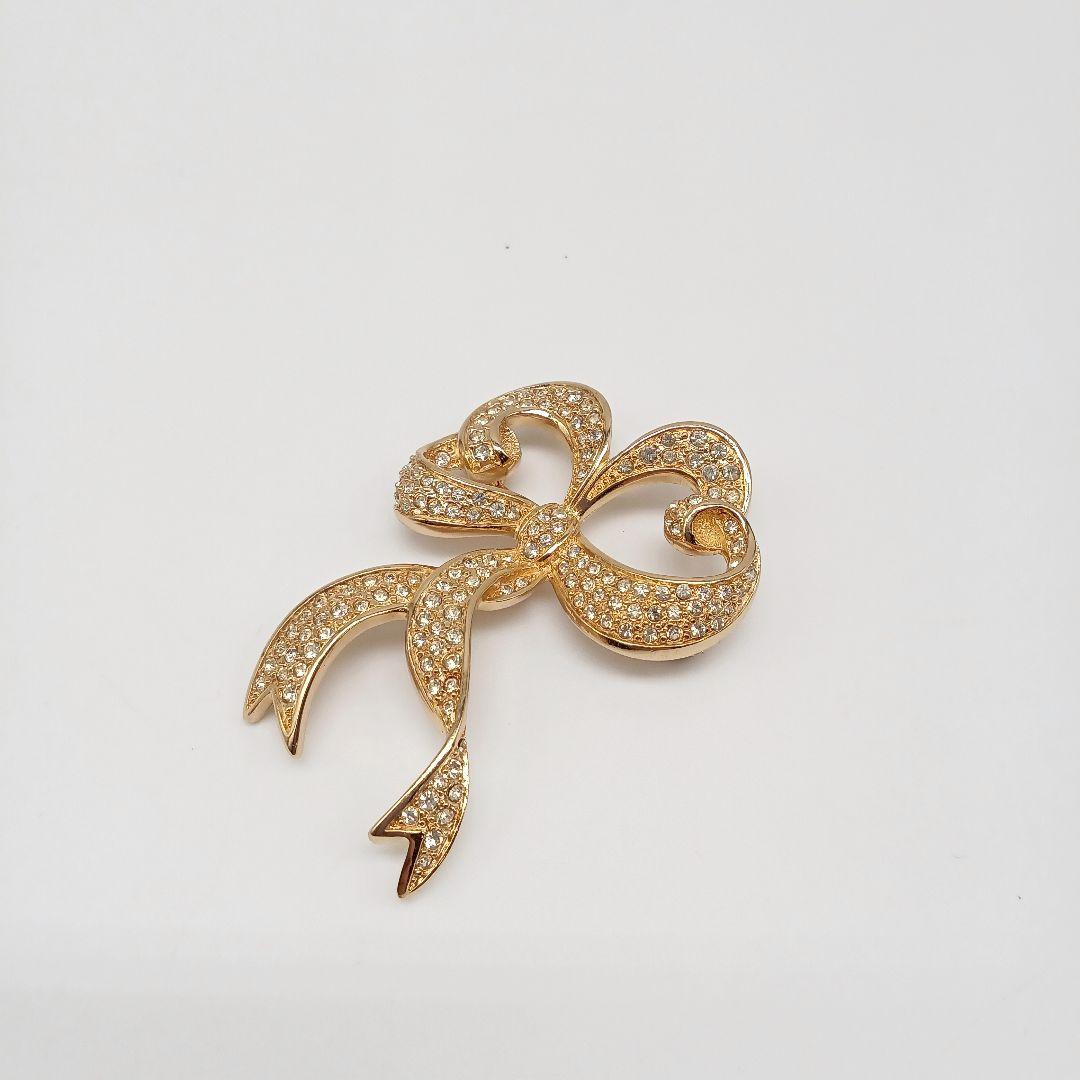 dior ラインストーン　ゴールドカラー　ブローチ 楽天市場】【中古】Christian Dior クリスチャンディオール GP ライン