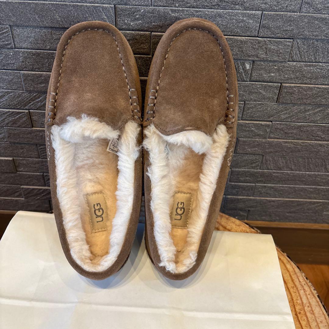 UGG アンスレー　ブラウン系 モカシン　25cm UGG（アグ） モカシン スリッポン アンスレー 靴 モコモコ 1106878
