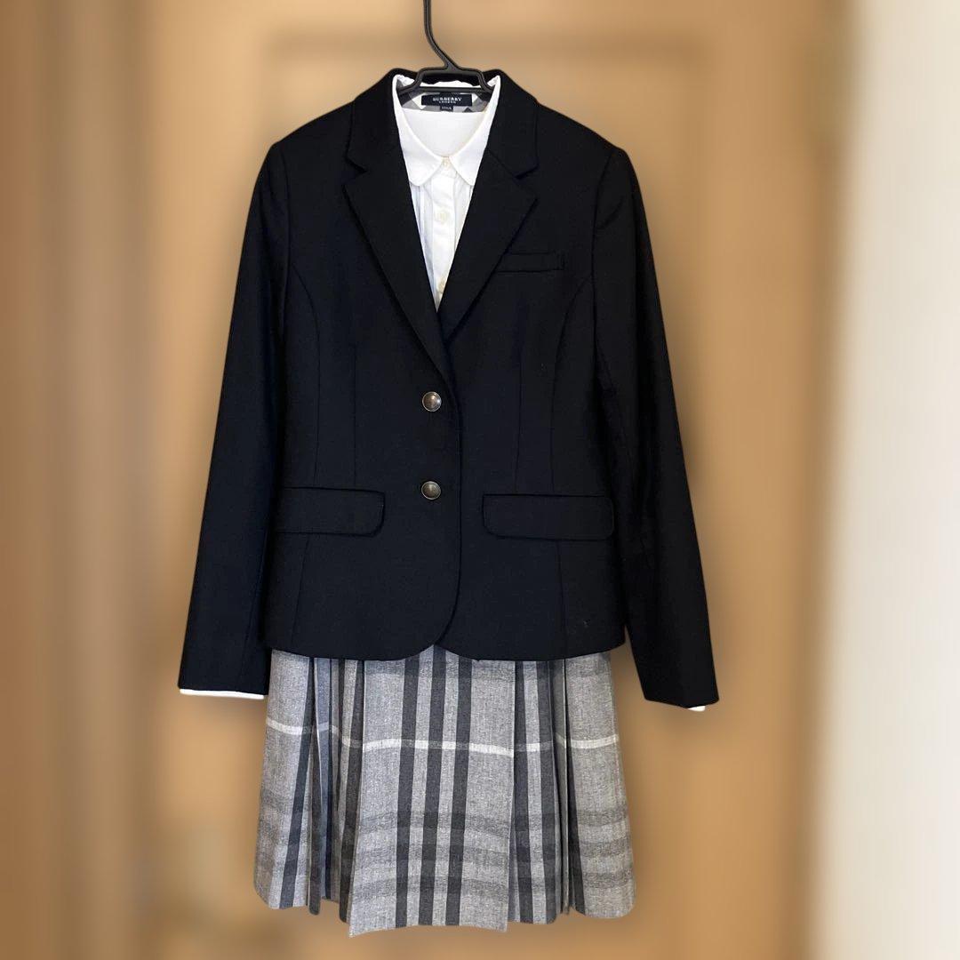 BURBERRY 中受　女児　ネイビー スーツ・ブレザー ・ブラウスセット 楽天市場】女子用制服ブレザー紺・軽量ストレッチ・ウォッシャブル S