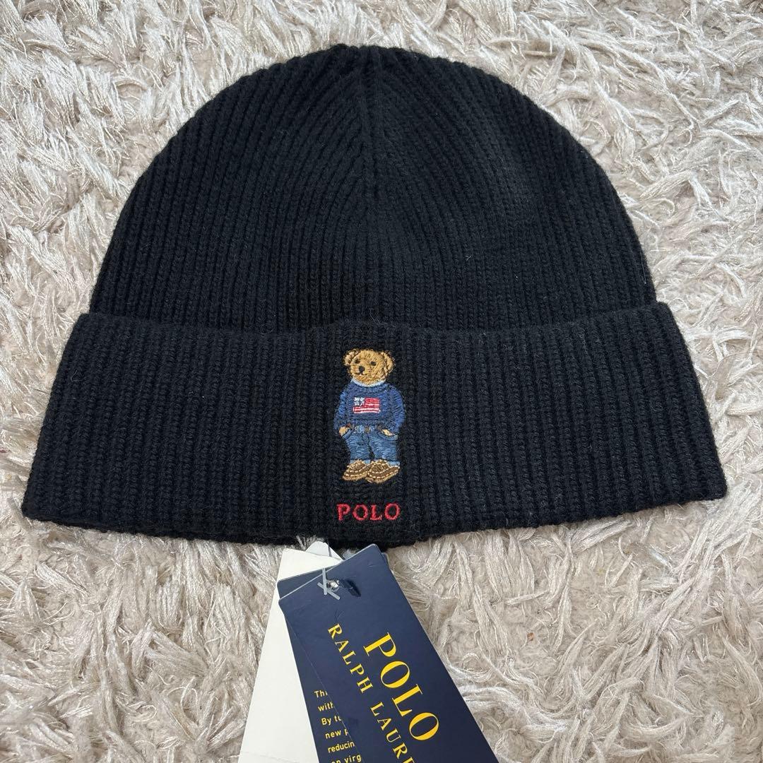 最終お値下げ❣️新品未使用　ラルフローレン　ニット帽子 POLO RALPH LAUREN（ポロ・ラルフローレン） ニット帽 レディース
