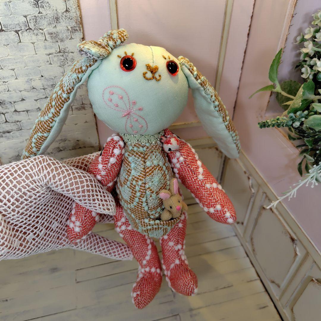 ミナペルホネン＊ハンドメイド＊ぬいぐるみ＊ママうさこ＊⑦ ミナ