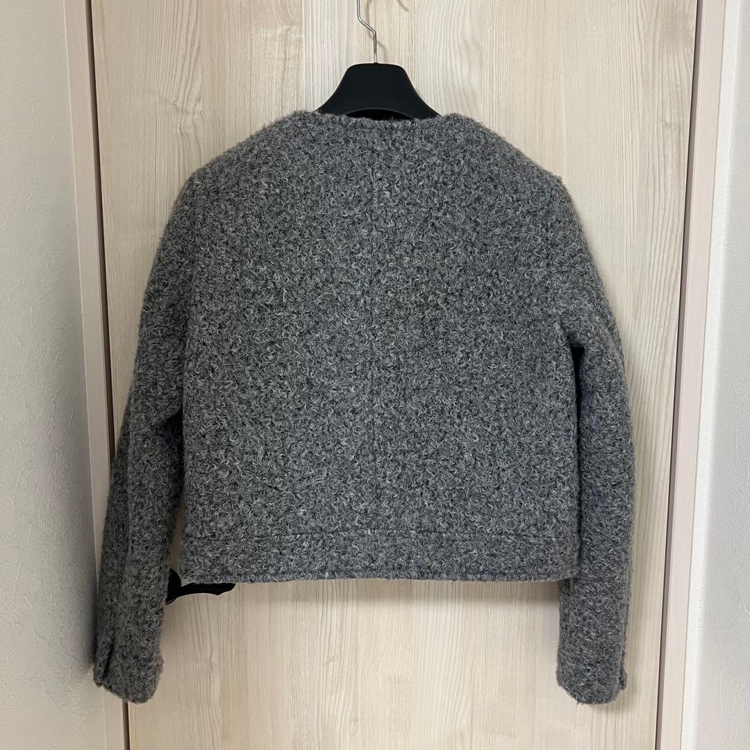 ZARA ゴールドボタンブークレジャケット - メルカリ