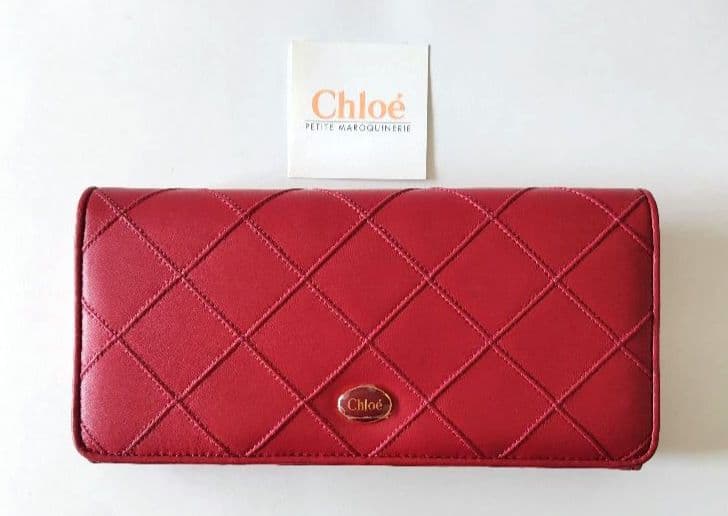 【未使用】Chloe　クロエ　レディース　長財布　ラムスキン クロエ Chloe CHC21WP942F57 長財布 レディース 財布 ALPHABET LONG