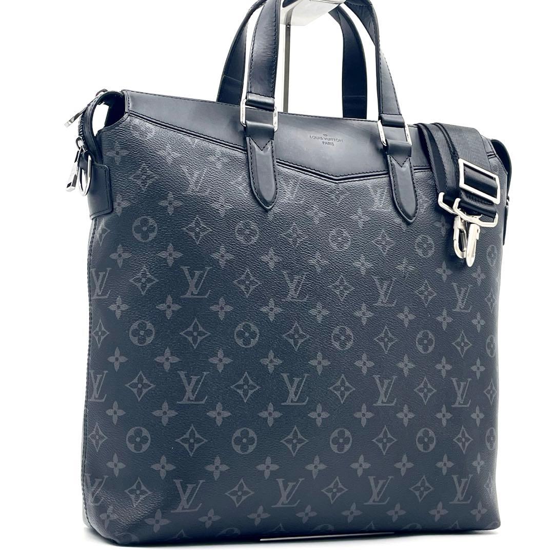 美品✨ルイヴィトン エクスプローラー モノグラムエクリプス トートバッグ2way 送料無料 LOUIS VUITTON ルイウ゛ィトン モノグラム エクリプス トート