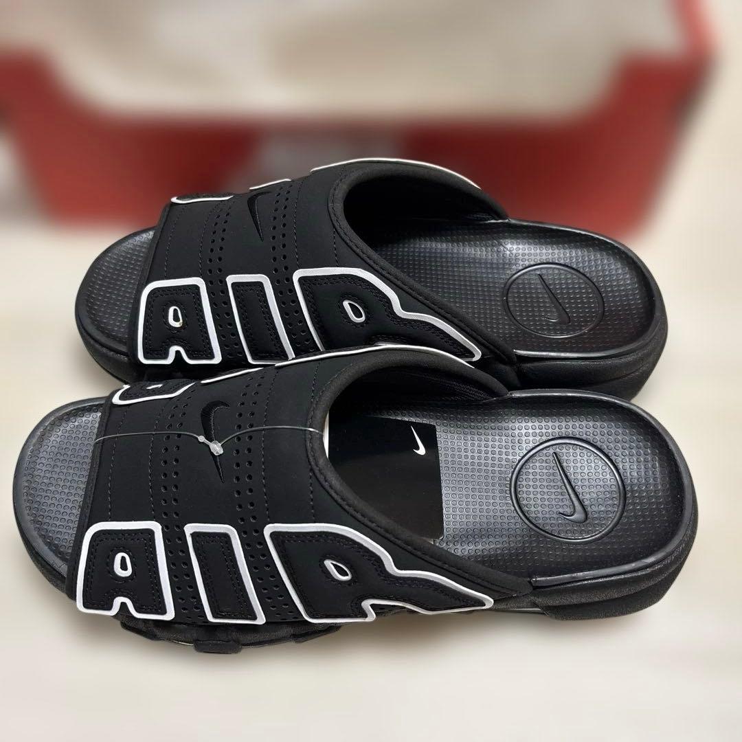 靴 Nike Air More Uptempo Slide \"Black\" 29cm