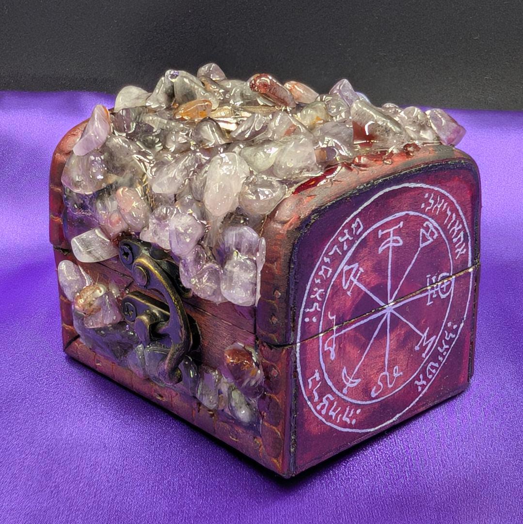 【1点物】 ソロモン王の鍵 護符魔術オルゴンボックス 〜火曜日照応・火星護符〜 1点物】 ソロモン王の鍵 護符魔術オルゴンボックス 〜火曜日照応・火星