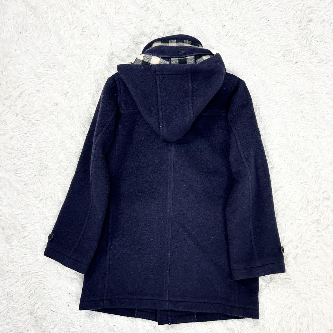 バーバリーチルドレン ダッフルコート 14Y 164cm ネイビー メガ