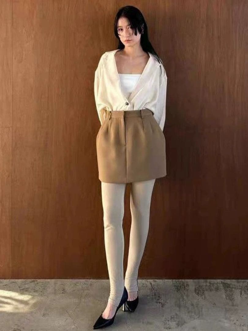 2025新商品 2024SS CLANE クラネ LOW WAIST MINI SKIRT KU1759833931