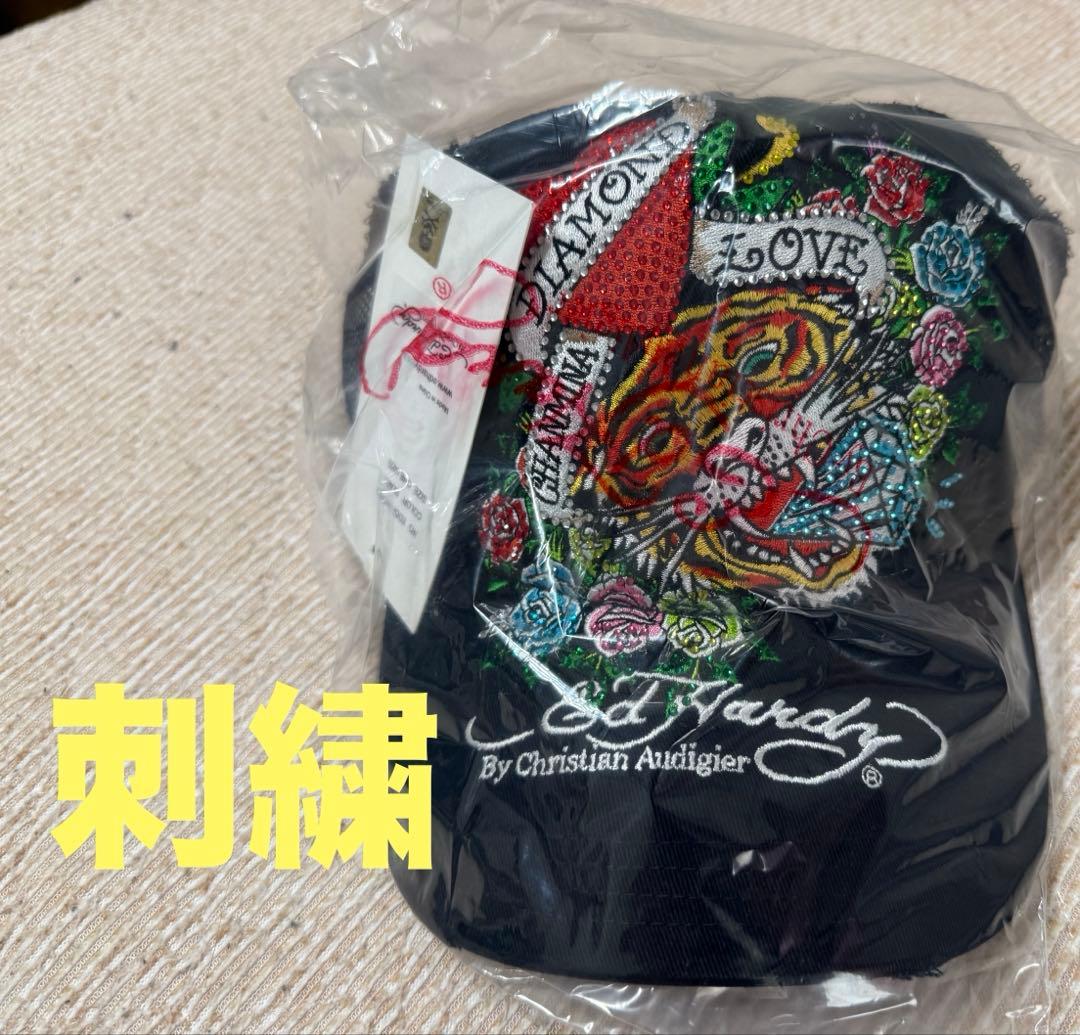 こ*つ様 CHANMINA × EdHardy コラボ 限定キャップ（刺繍)ちゃ minachanxx LIVE TOUR 「AREA OF DIAMOND3」 💖LIMITED COLLABORATION