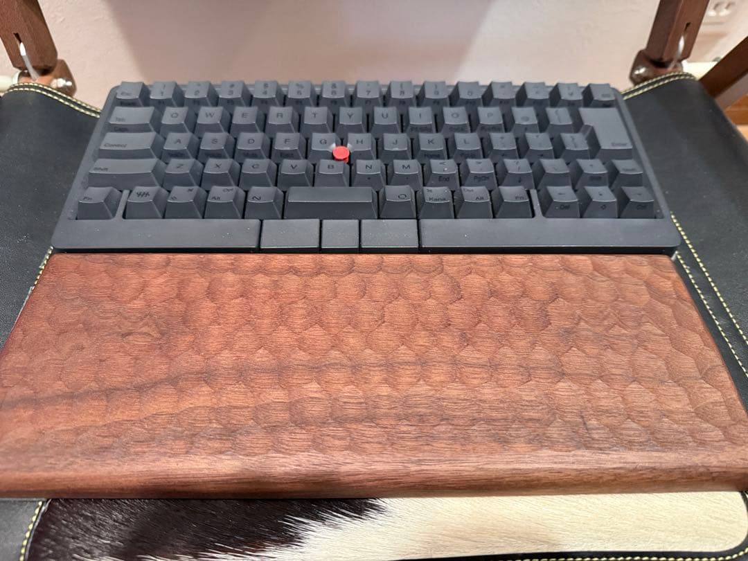 HHKB Studio 日本語配列+亀甲名栗木製パームレスト&キーボードルーフ HHKB専用 亀甲名栗（きっこうなぐり）木製パームレスト＆キーボード