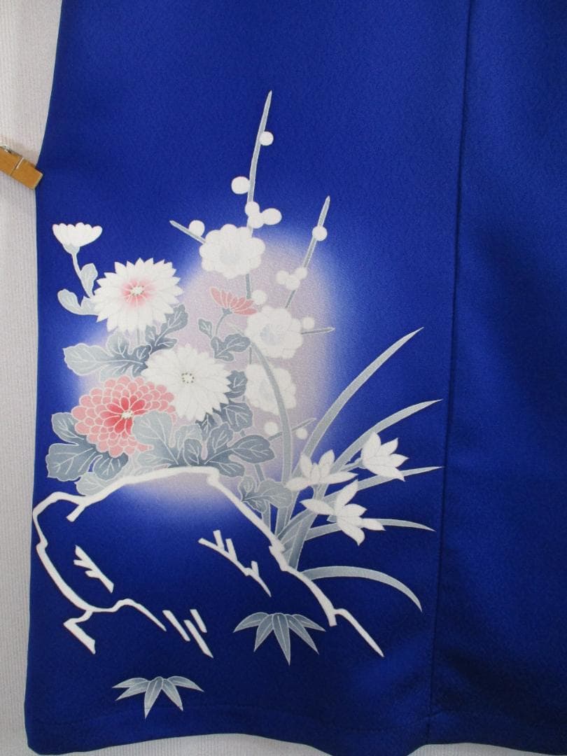 L～2Lサイズ 訪問着からの着物リメイクドレスです 着丈121cm ー