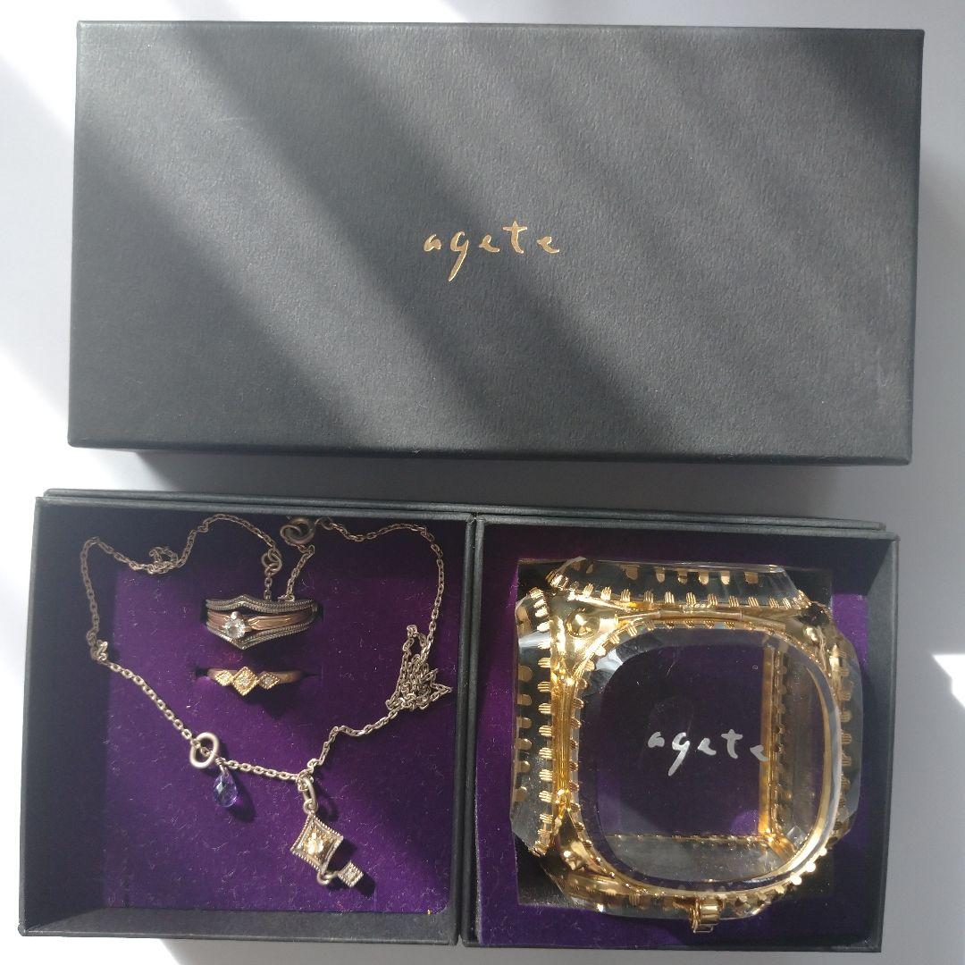 agete クリスマス限定 ネックレス リング - メルカリ