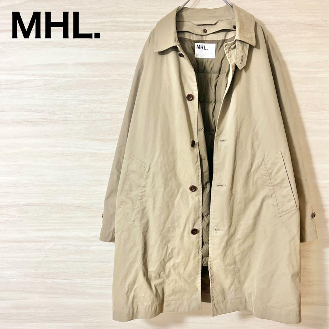 MHL ダウンライナー ステンカラーコート WORN COTTON NYLON - メルカリ
