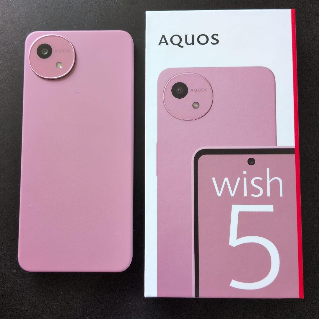 AQUOS wish 5 ピンク ナデシコ - メルカリ