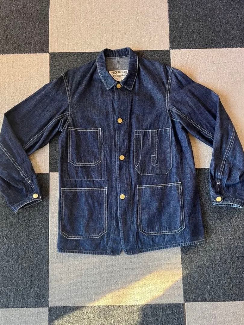ウエアハウスWAREHOUSE 大戦モデル　カバーオール　DUCKDIGGER WAREHOUSE【ウェアハウス】DUCKDIGGERヨリ杢デニムカバーオール