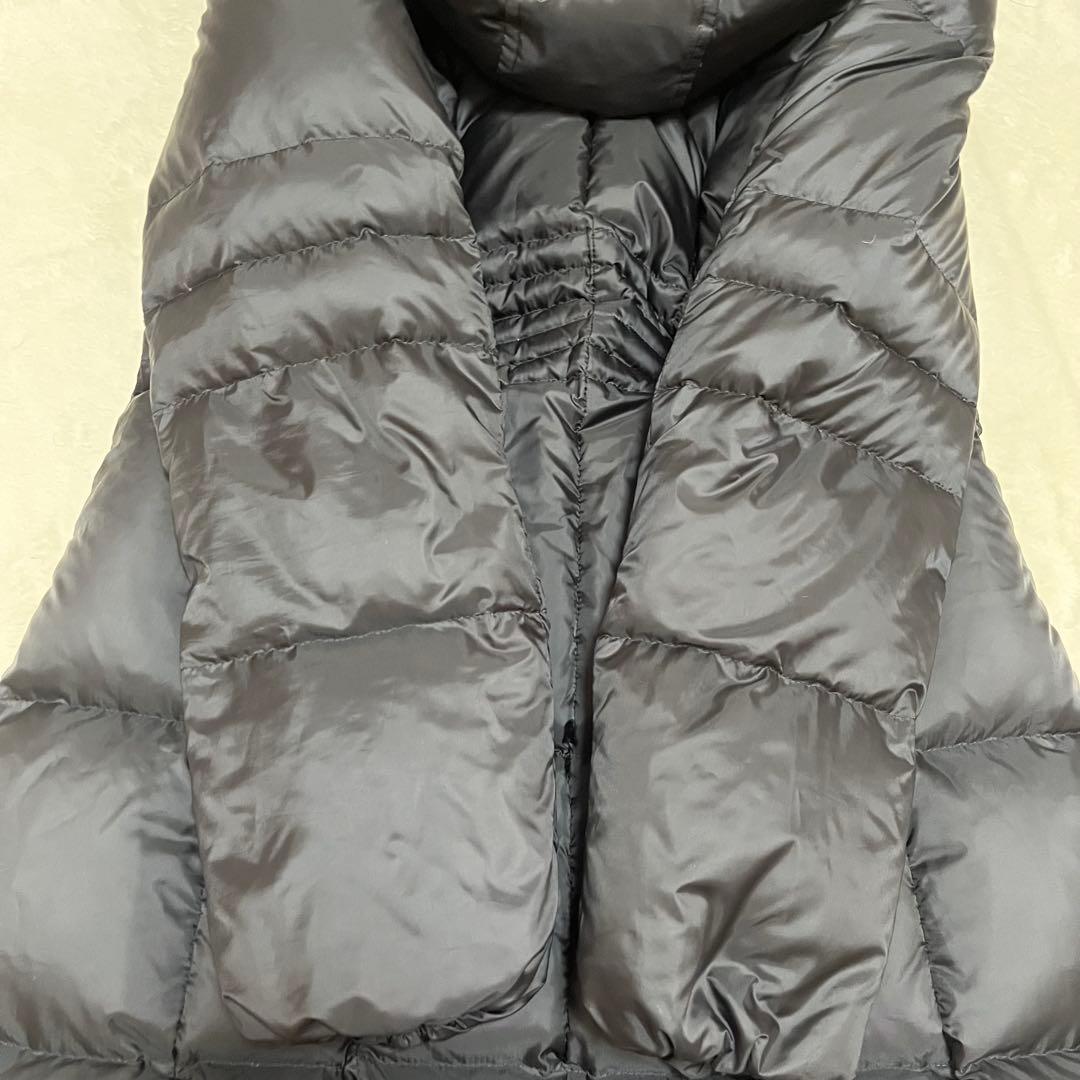 23区 ダウンコート シレータフタ Aライン フード ラクーンファー 黒38