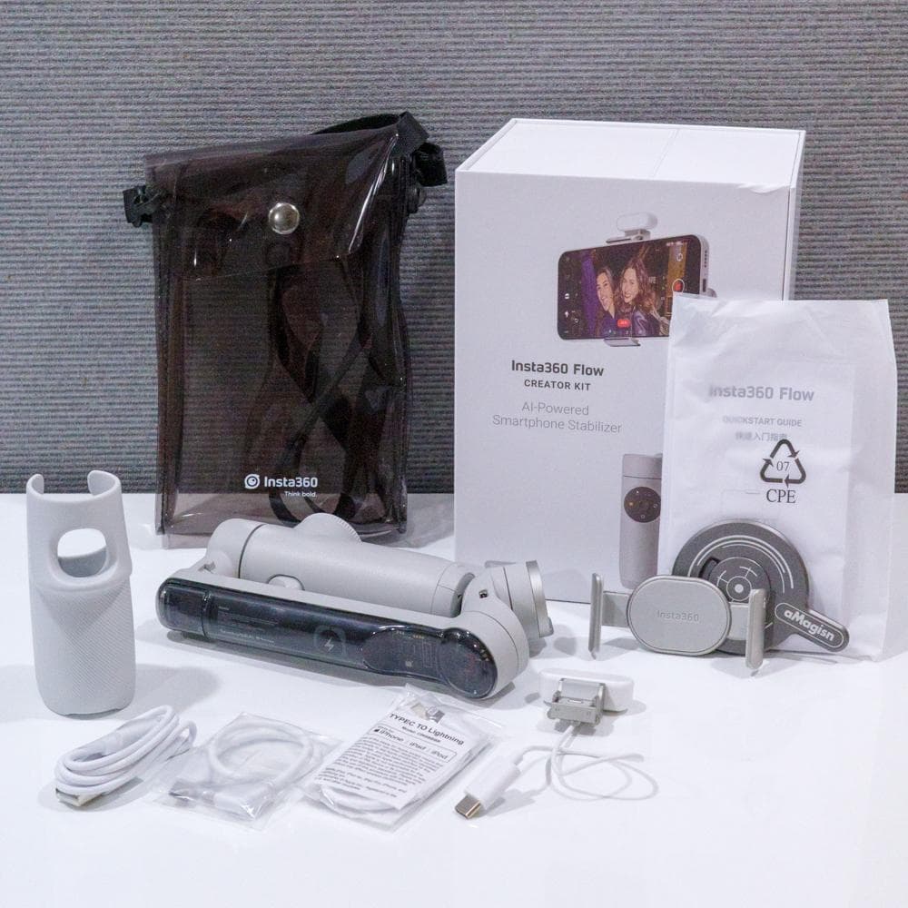Insta360 Flow ジンバル クリエーターキット 磁気アダプター付 Amazon.co.jp: Insta360 Flow 2 Pro 磁気マウントキット - 折りたたみ