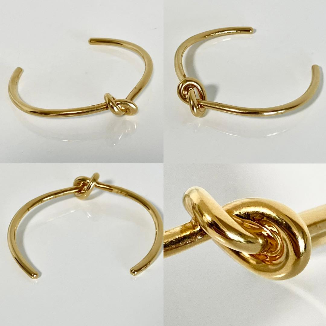 4045 激レア☆CELINE セリーヌ ノットバングル ゴールド - メルカリ