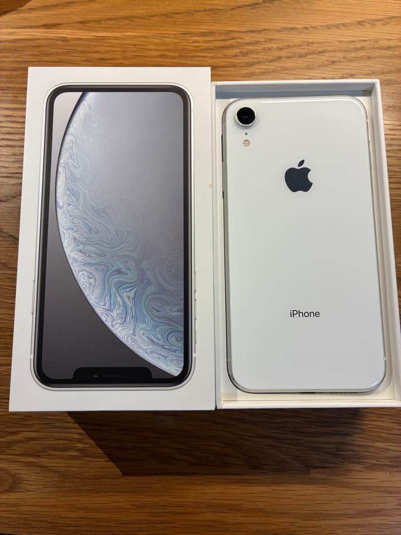 iPhoneXR 128GB ホワイト　バッテリ100% 箱付属品SIMフリ Amazon | 【整備済み品】 Apple iPhone XR 128GB ホワイト SIMフリー