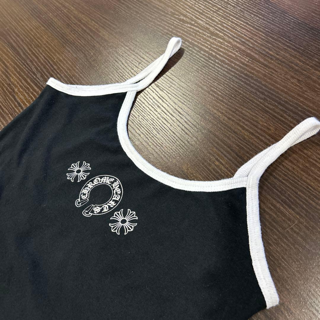 《美品》クロムハーツ　キャミソール　ブラック　Sサイズ