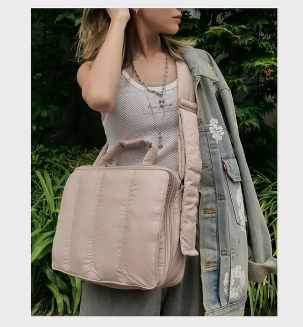 バッグ quilting mothers pouch bag/Calin quilting mothers pouch bag -BLK- – Calin ONLINESTORE