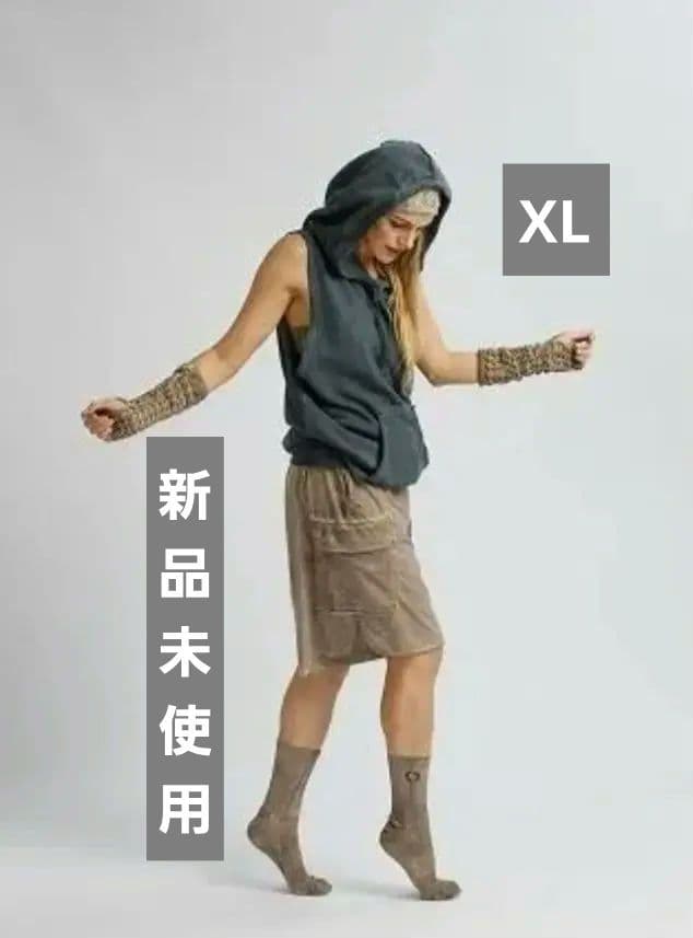 【新品】salsation サルセーション フーディ Blue Denim XL Izzy Drawstring Boiler Denim Jumpsuit - Blue Pasadena | One