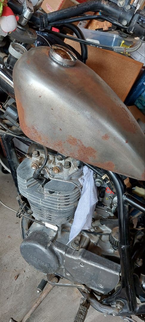 SR400用　スポーツスタータンク　ロートンネル　lani65さん専用 Webike | GOODS グッズ モーターガレージグッズ スポーツスタータンク