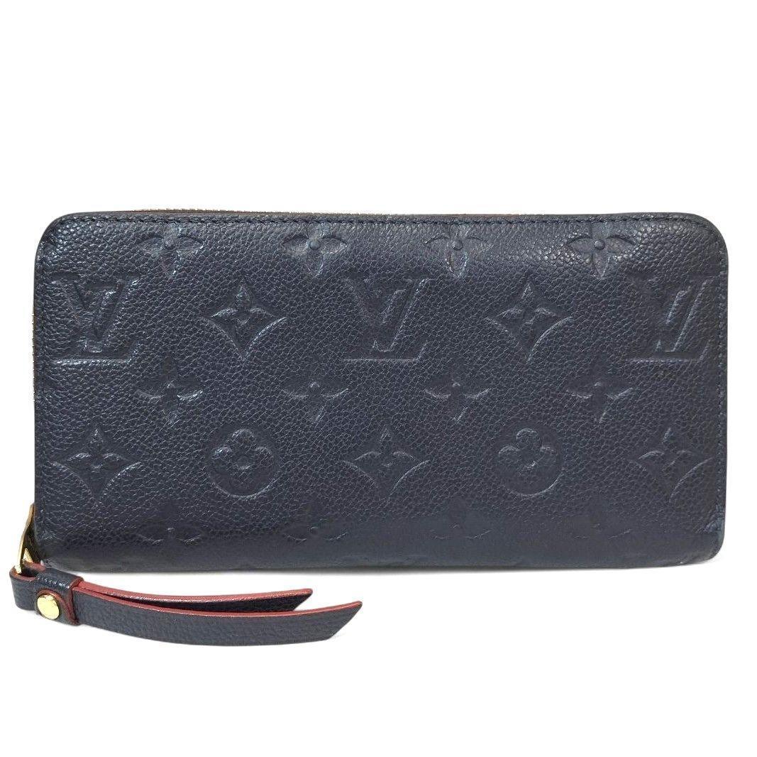 ジッピーウォレット ルイヴィトン モノグラム アンプラント マリーヌ