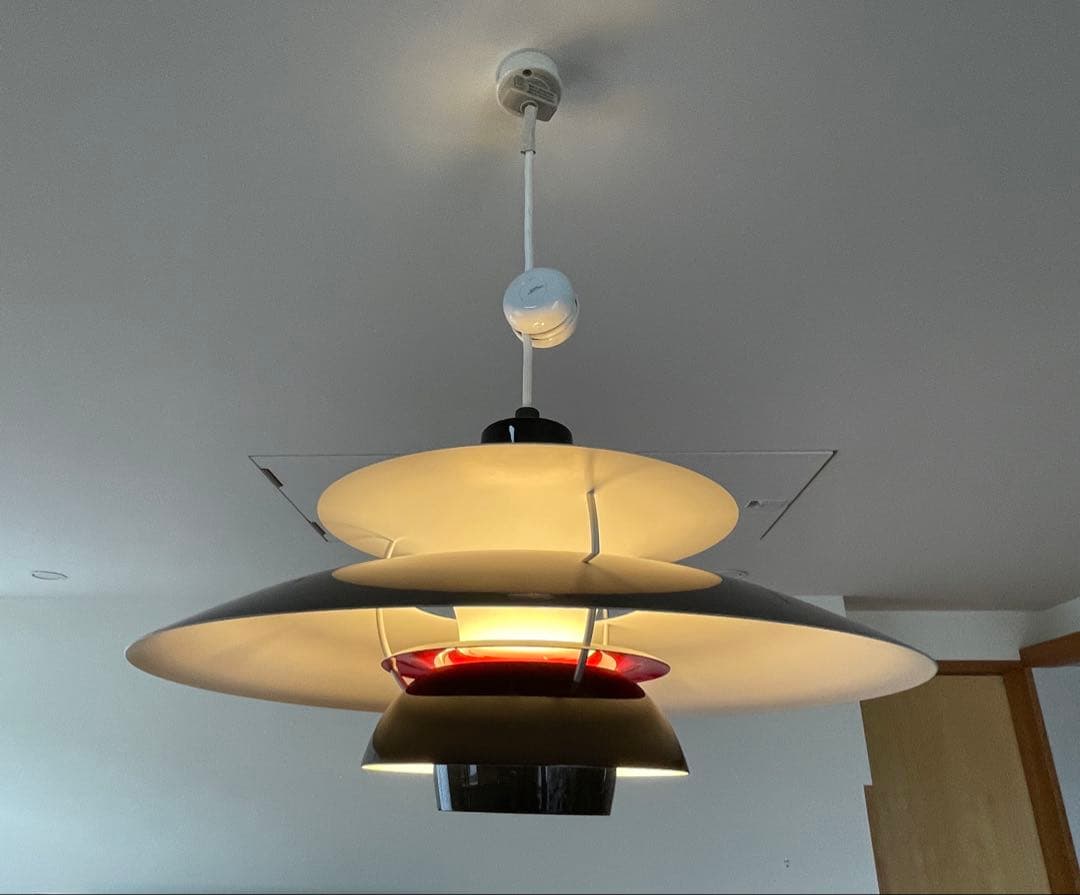 ルイスポールセン PH50 ペンダントライト ブラック×レッド ルイスポールセン / Louis Poulsen PH50 ペンダントライト ポール