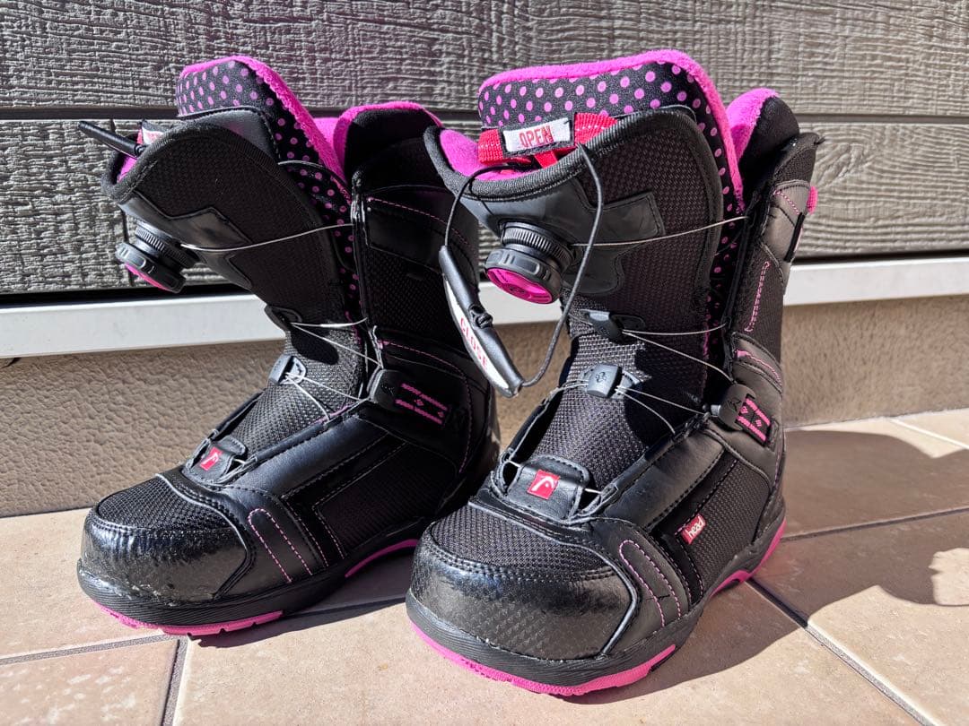 head スノーボード ブーツ 22.5 BOAジュニア レディース　セット 楽天市場】ヘッド HEAD スノーボードブーツ ダイヤルタイプ ジュニア
