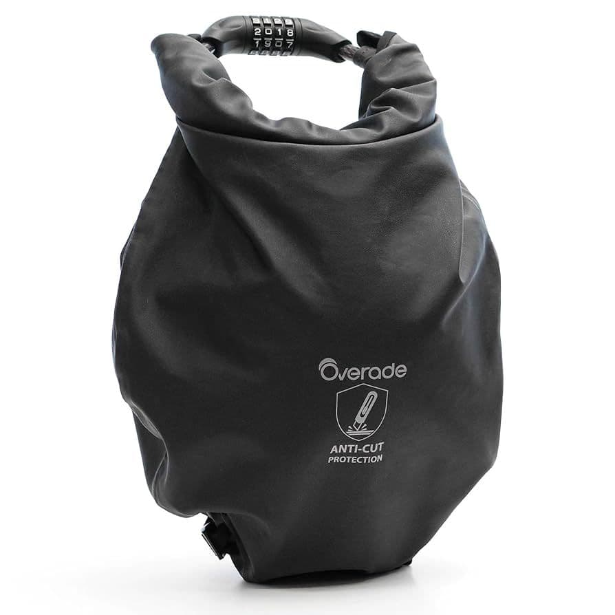 【新品】Overade LOXI Lサイズ 自転車 ロック機能付き防水防刃バッグ 1つで2役！荷物は少なく快適に！手ぶらサイクリストのためのロック付