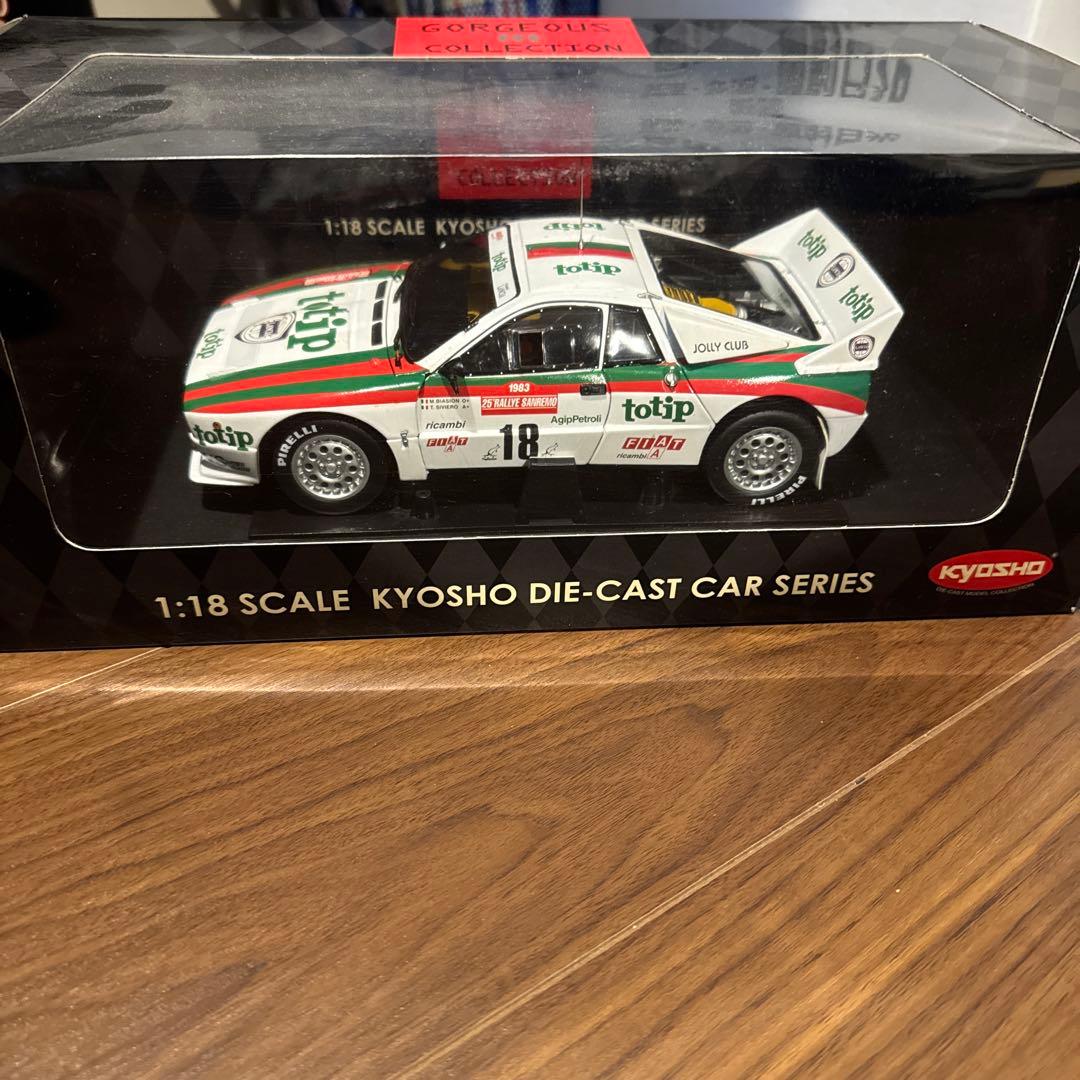 ミニカー Lancia 037 Rally 1:18 Kyosho KYOSHO ORIGINAL 1/18scale Lancia Rally 037 1985 Targa Florio #3 No