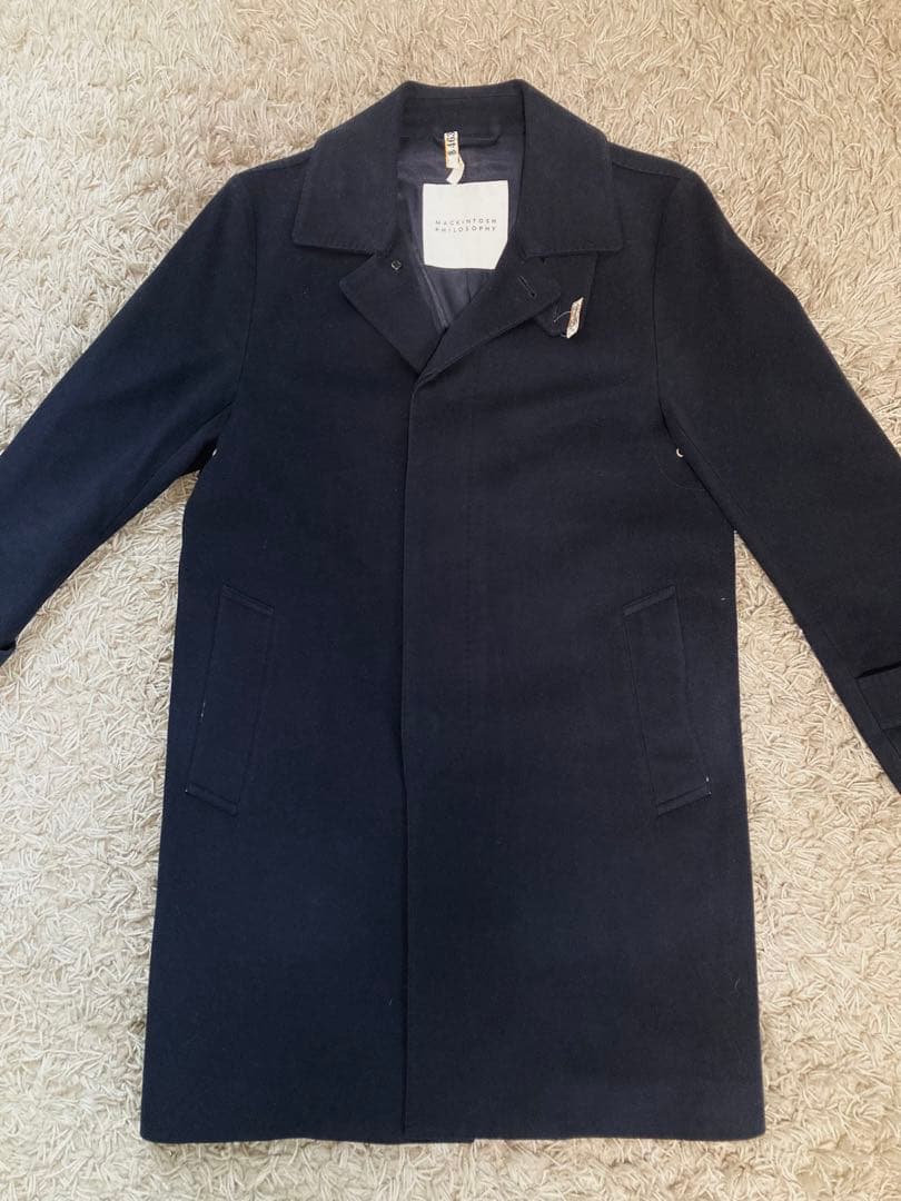 マッキントッシュフィロソフィー　ウールビーバーステンカラー　トレンチチェスター GREY LABEL PICK UP ITEM /2024 SPRING｜MACKINTOSH PHILOSOPHY