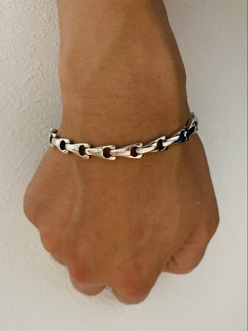 VINTAGE 英国ジュエリー チェーンブレスレット Birmingham 英国 ヴィンテージ 1960's バーミンガムホールマーク 9CT/9KT ゴールド