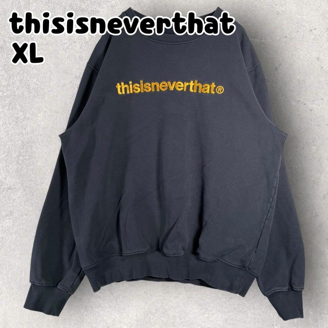ディスイズネバーザット スウェット トレーナー 刺繍ロゴ XL ネイビー ネバザ 楽天市場】【韓国】thisisneverthat ディスイズネバーザット T-Logo