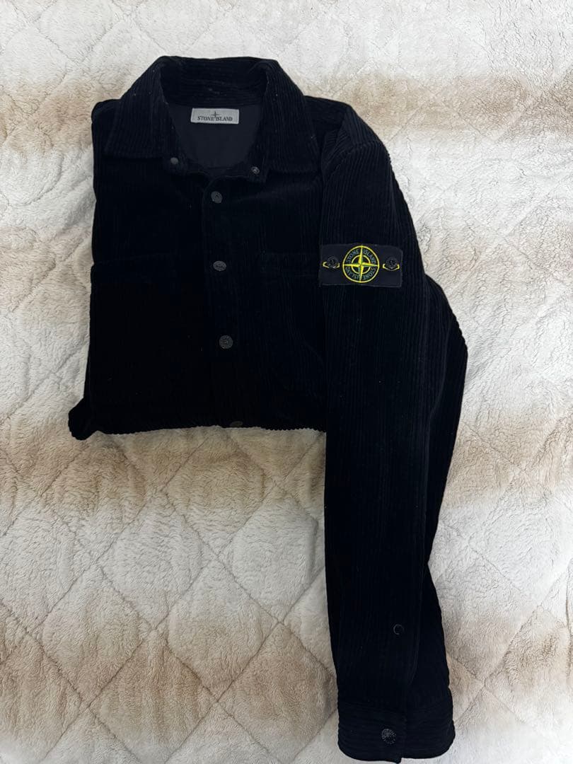 stone コーデュロイシャツ　長袖　数回着用 STONE ISLAND (ストーンアイランド) コーデュロイ 長袖 ワークシャツ