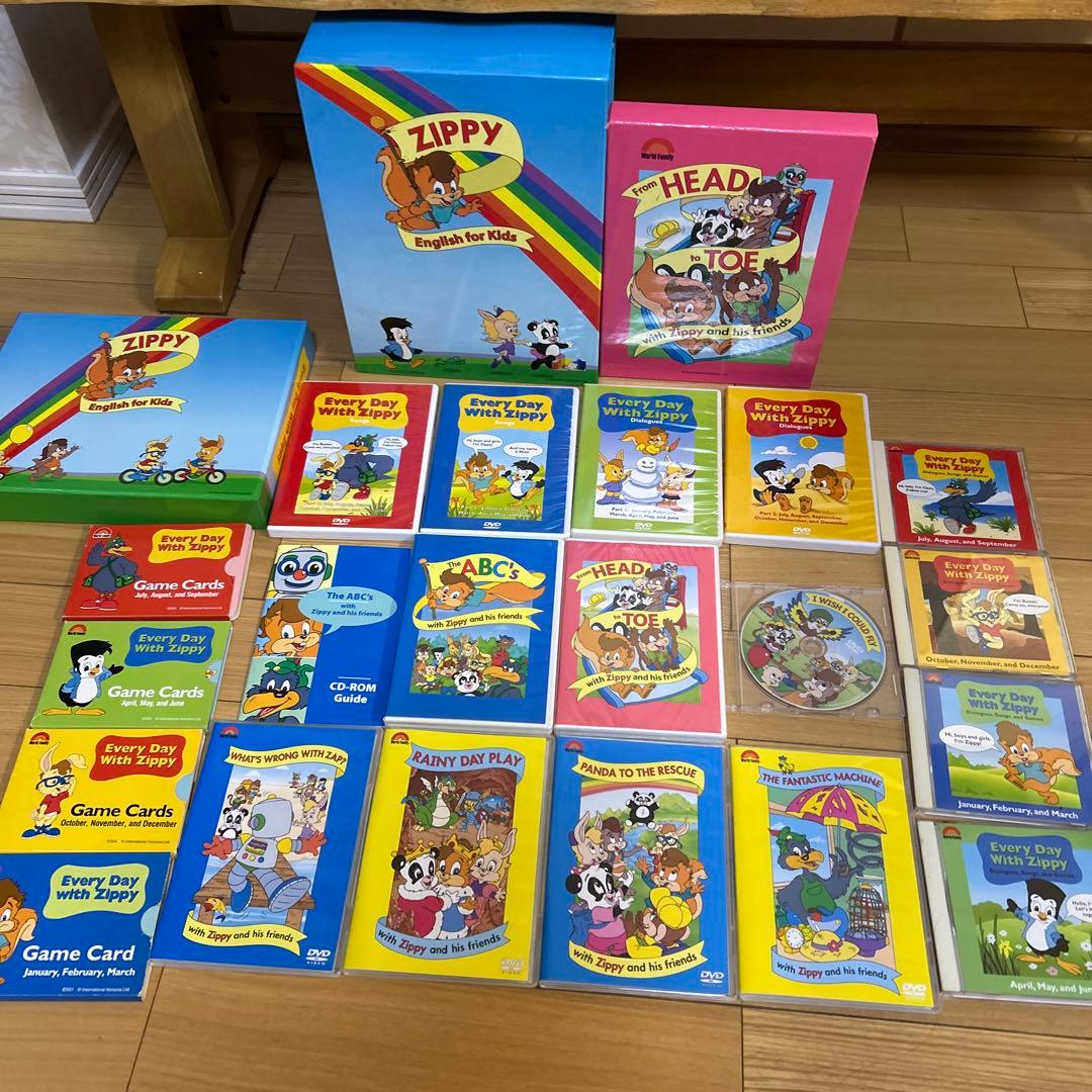 Every Day with Zippy DVDセット　DWE Every day With Zippy DWE エブリデイウィズズィッピー - メルカリ