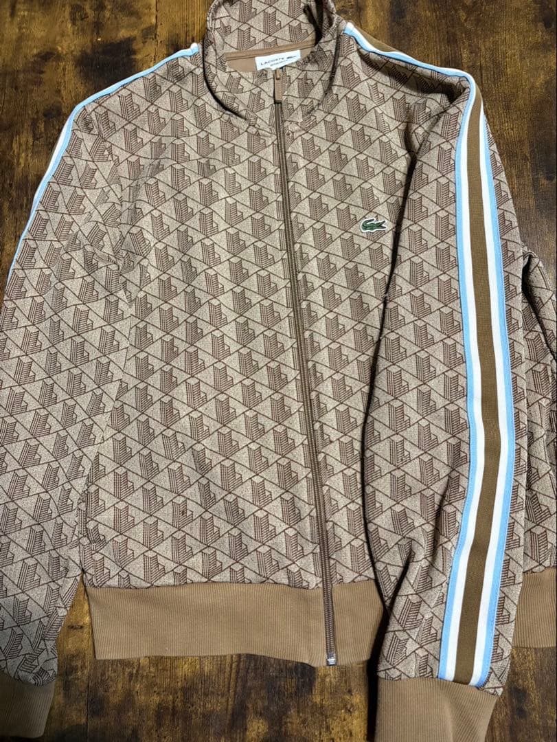 ラコステ　トラックジャケット　M LACOSTE（ラコステ） ジャージ モノグラムジャカードトラック