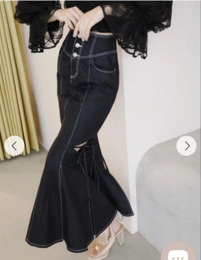 Randyランディー カットアウトマーメイドデニムスカート お問い合わせ多数のマーメイドスカート🫧💕 着回し紹介です♪ #randy