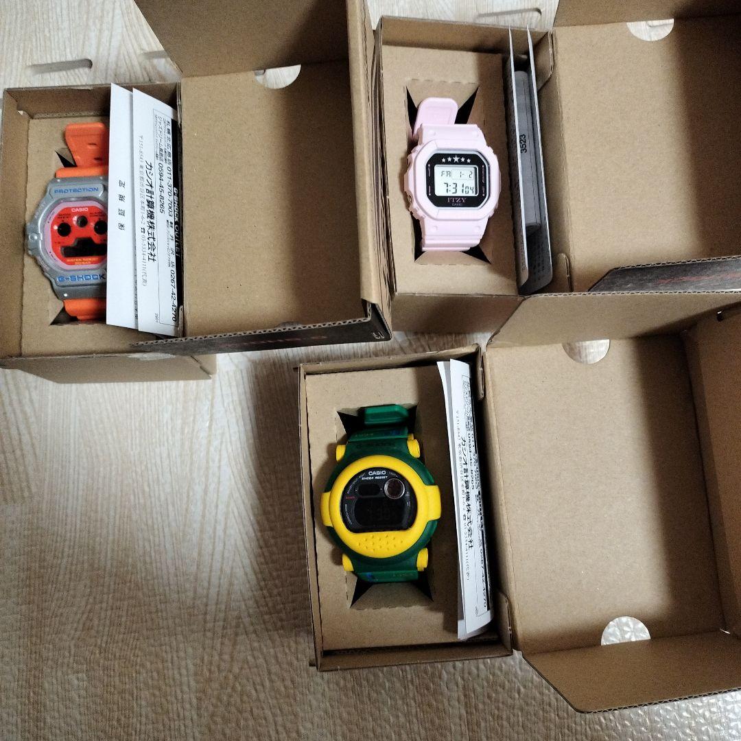 CASIO G-SHOCK 2026福袋 1本あたり約3600円!? 約1万円で5万5000円分入ったド派手なG-SHOCKが3