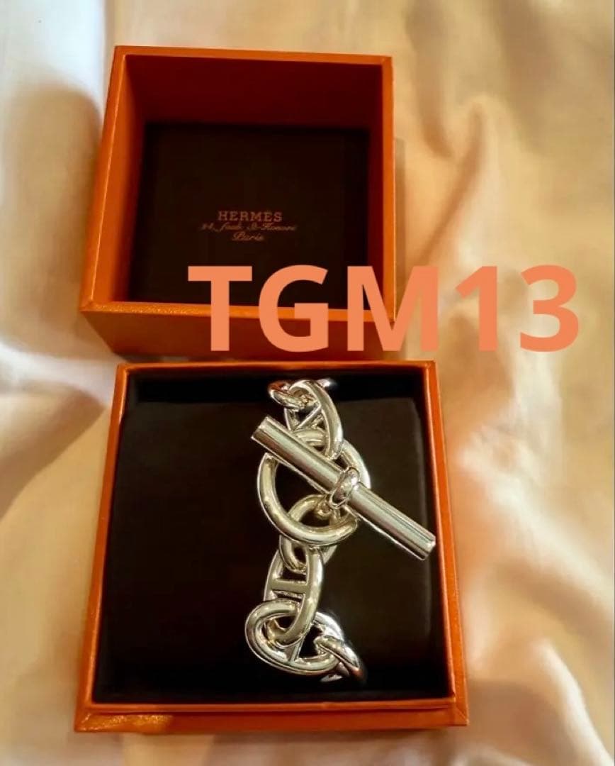 レア⭐︎新品未使用 シェーヌダンクル TGM 13 コマ GM エルメス エルメス ブレスレット シェーヌダンクル TGM 13コマ SV925 箱 | 東京