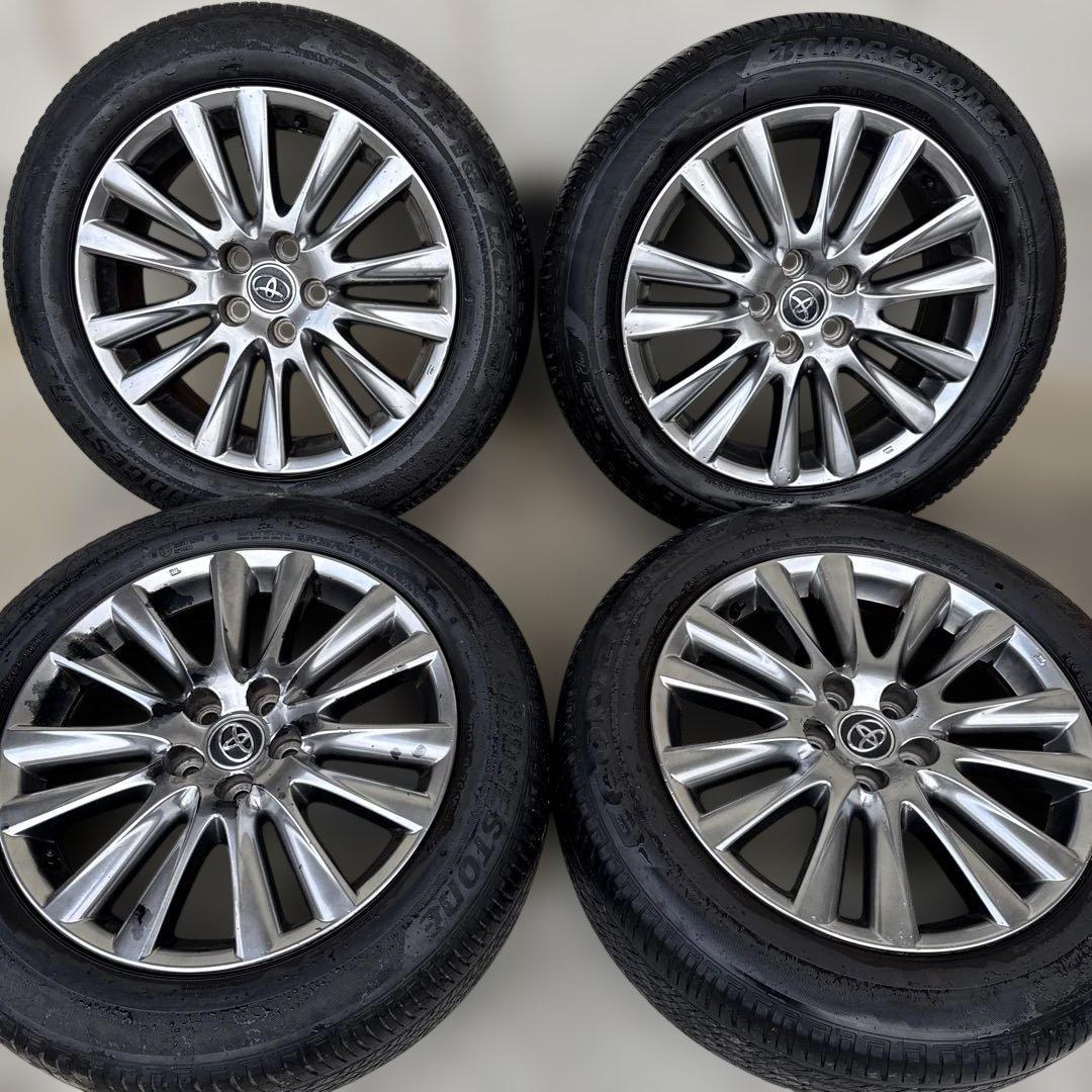 ハリアー 60 純正タイヤホイール 235/55r18 ブリザック DM-V2 TOYOTA トヨタ 60系 ハリアー 純正 18インチ