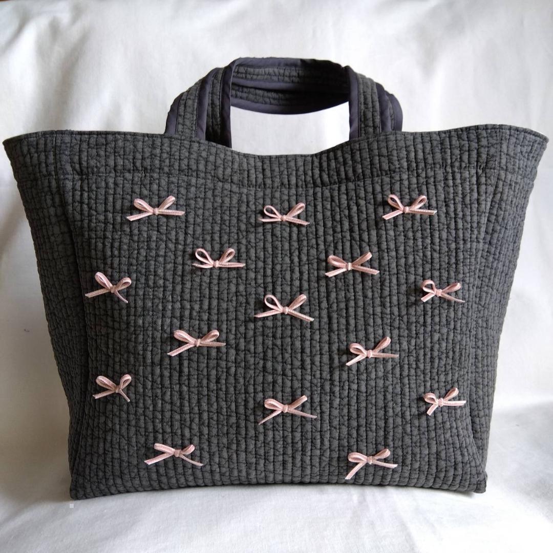 外ポケット W マグネット 底板ポリ黒 RG☆ピクニックトート