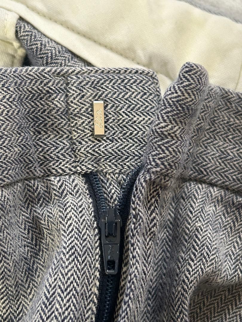 90s Ralph Lauren 極太 リネン ヘリンボーン スラックス - メルカリ