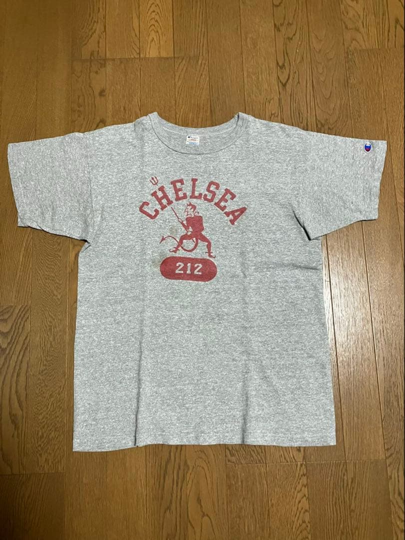 80s Champion Tシャツ 染み込み トリコタグ L ビンテージ 80s Champion S/S ヴィンテージTシャツ 染み込み 88/12 cotton 8
