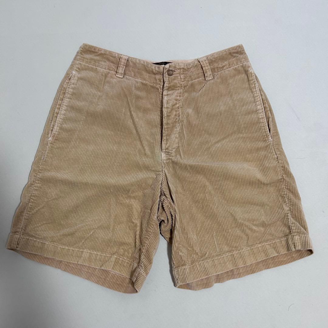 希少　三つ星タグ　RRL コーデュロイハーフパンツ RRL - RRL 90s 初期タグ 赤3星 オールド コーデュロイパンツ W36